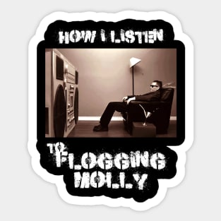 how i listen molly Sticker